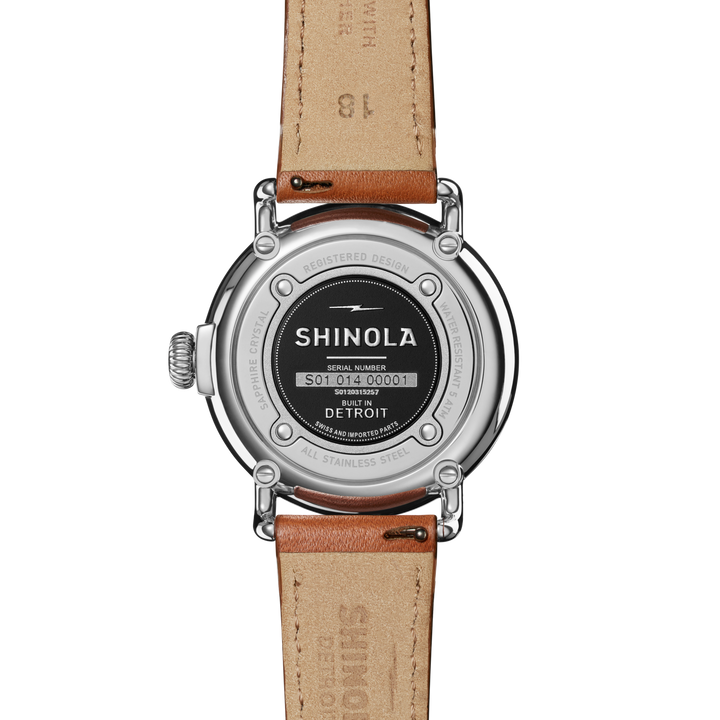 Runwell Watch White Dial / Tan Leather Strap White Dial