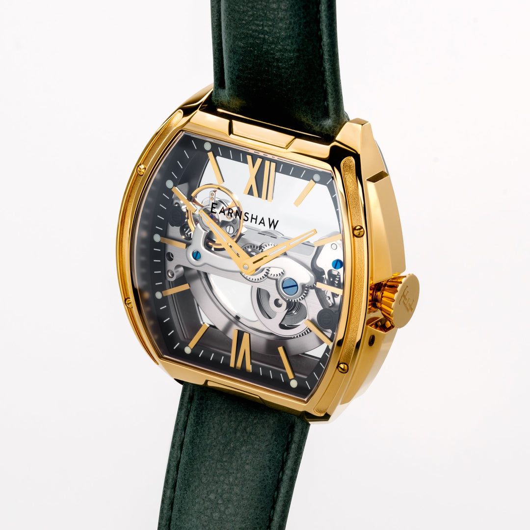Nobility Knightsbridge Automatic Green / Leather | Green Dial