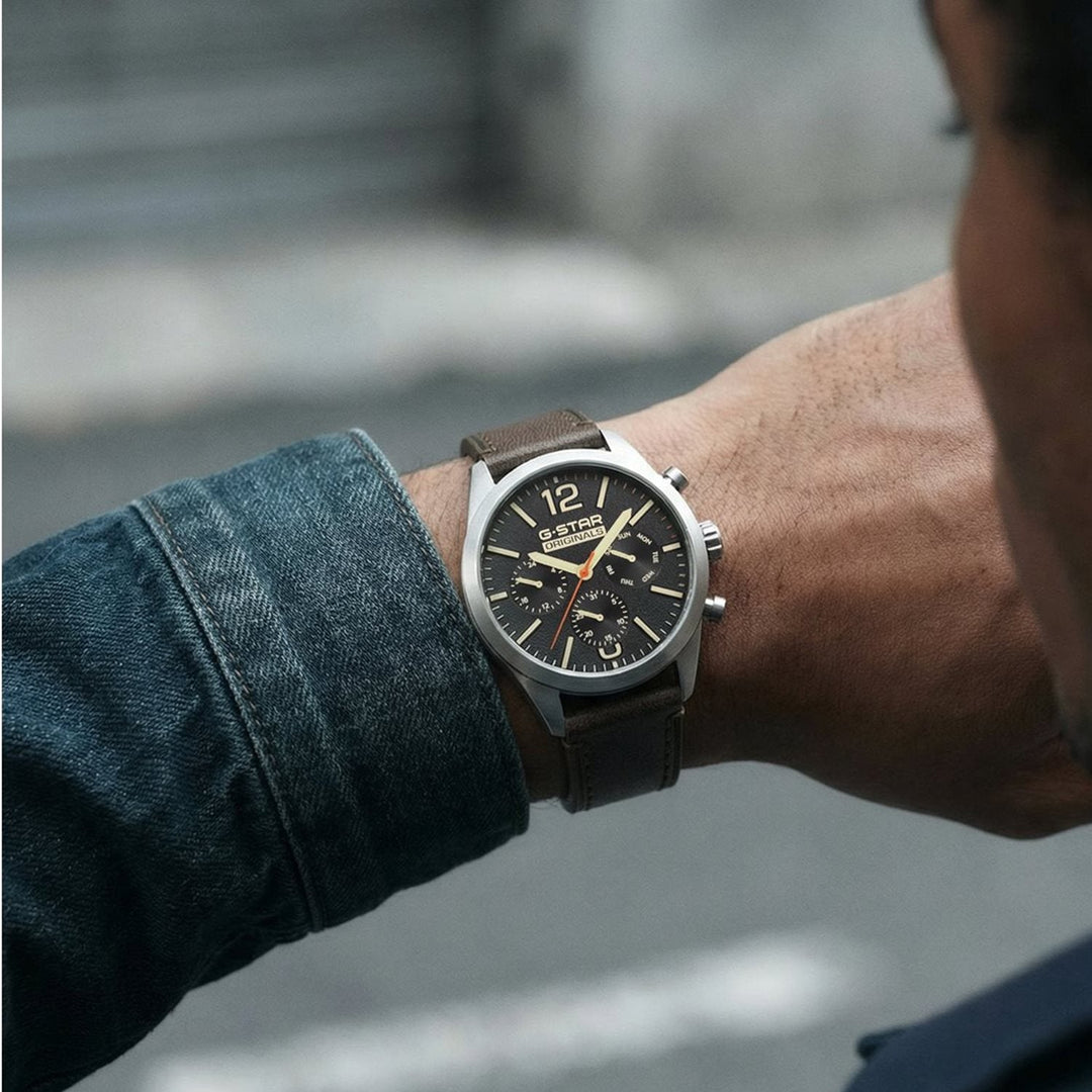 Originals Black Dial / Brown Leather Strap Black Dial
