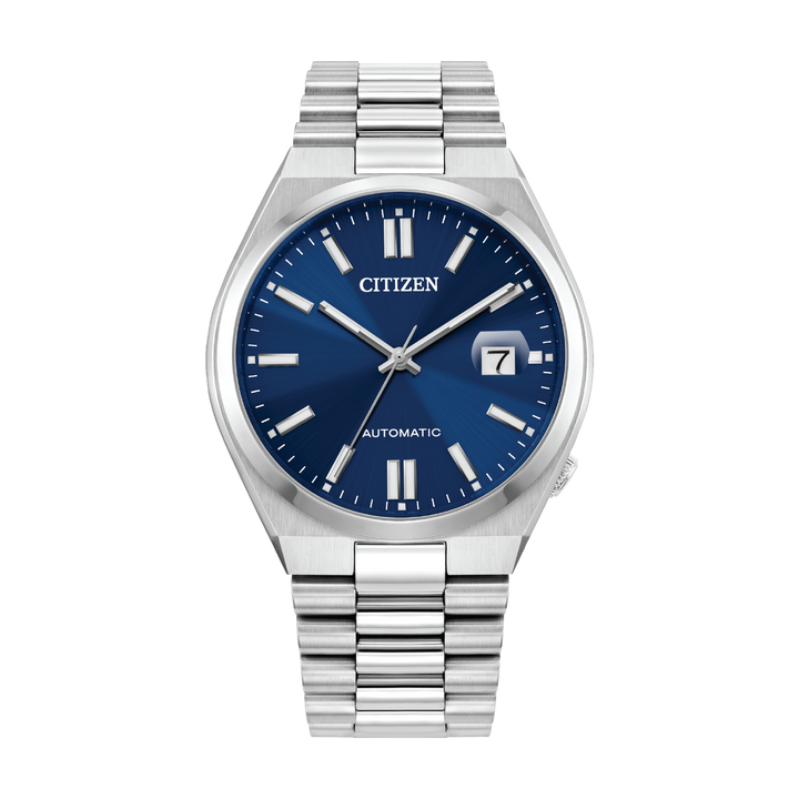 Tsuyosa Blue / Stainless Steel | Blue Dial