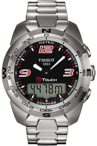 T-Touch Expert Black / Red 44mm | Black Dial