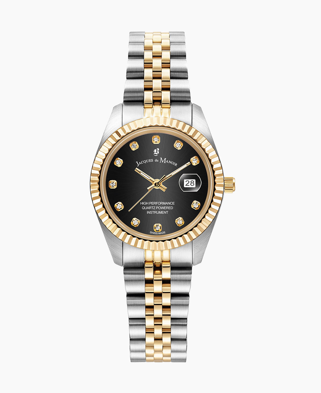 Inspiration (31mm) Black dial, bi-color stainless steel bracelet Black Dial