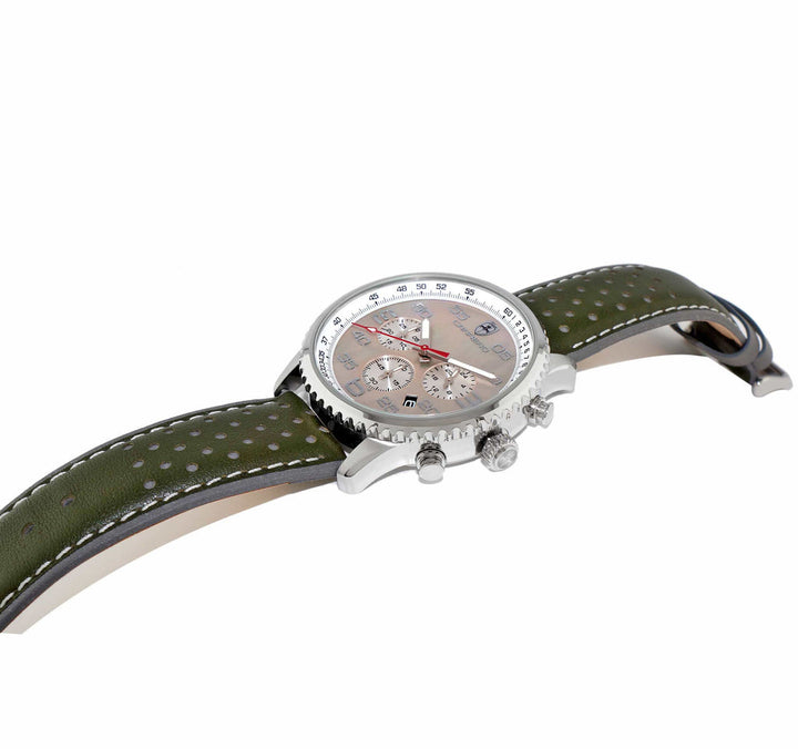Aureum Silvertone/ Brown | Brown Dial