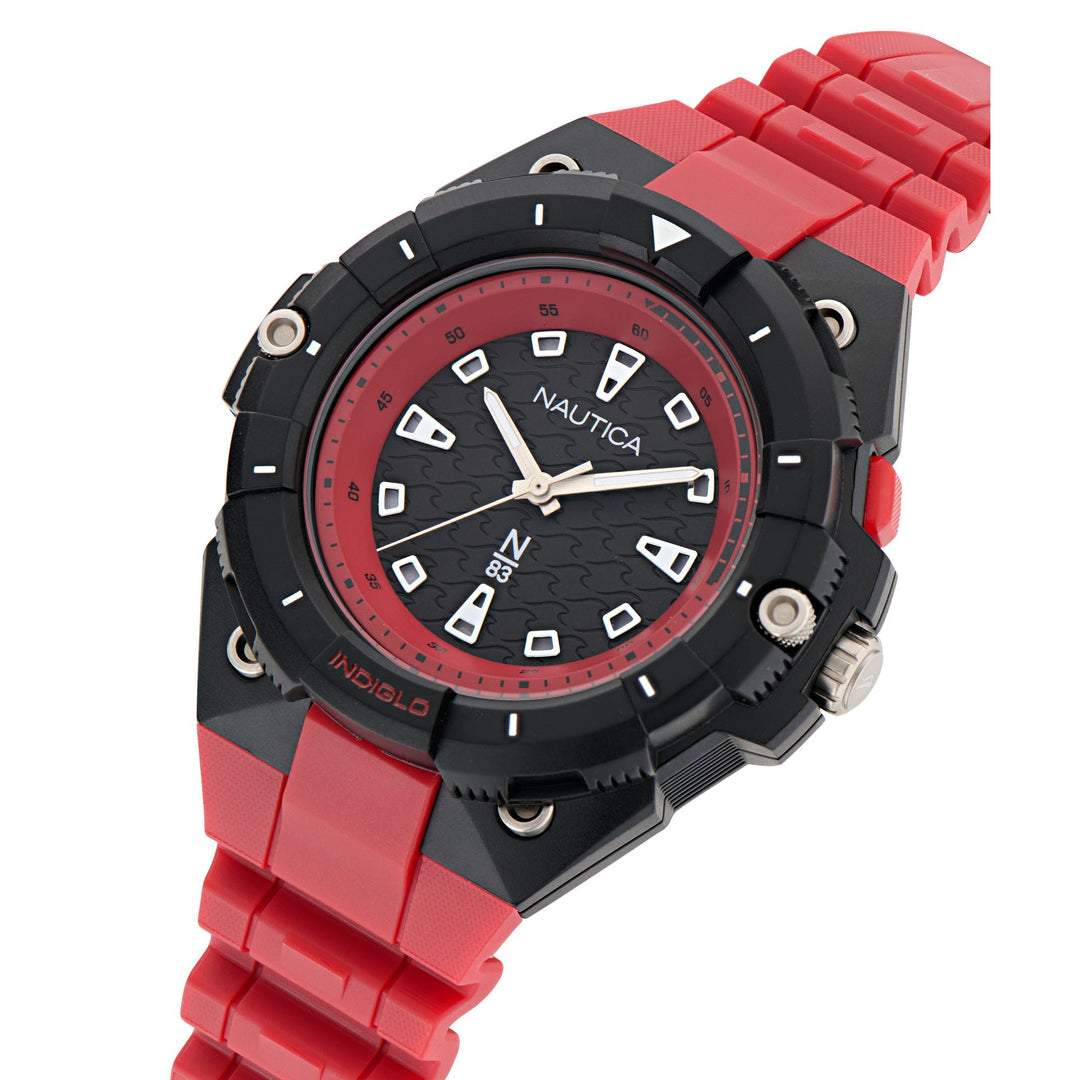 N83 SPORTY Red / Recycle Material | Black Dial