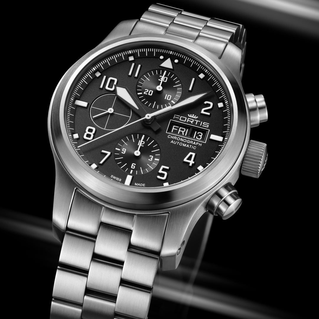 Aeromaster F4040000 / Black | Black Dial