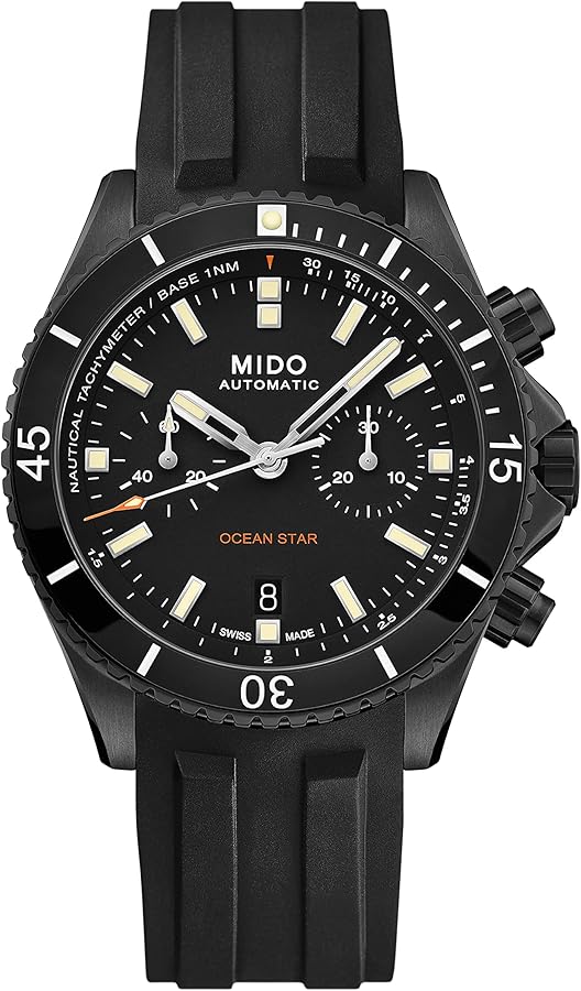 Ocean Star 44mm / Black / Black | Black Dial