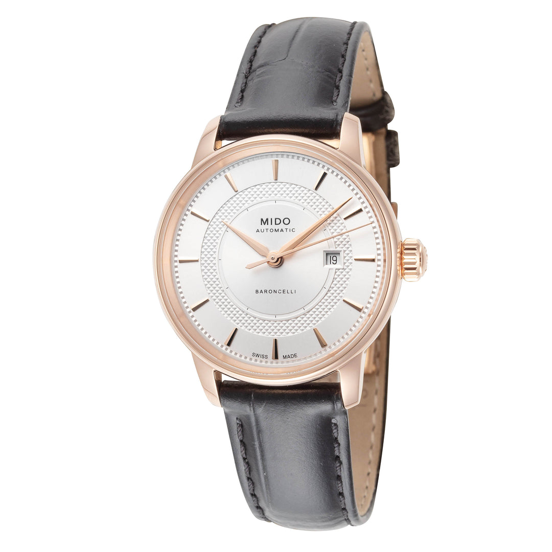 Baroncelli 30mm / Silver / Black | Silver Dial