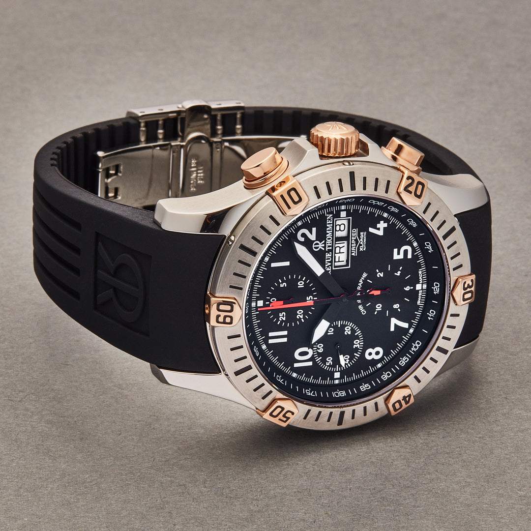 Air speed 16071.6854 / Black | Black Dial