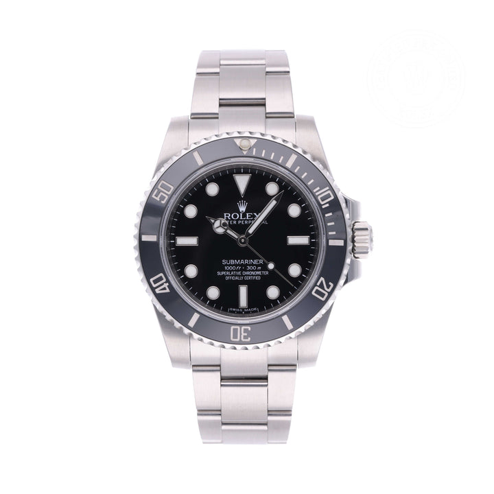 Submariner (Pre-Owned) Black Dial No Date - Pre-Owned Black Dial