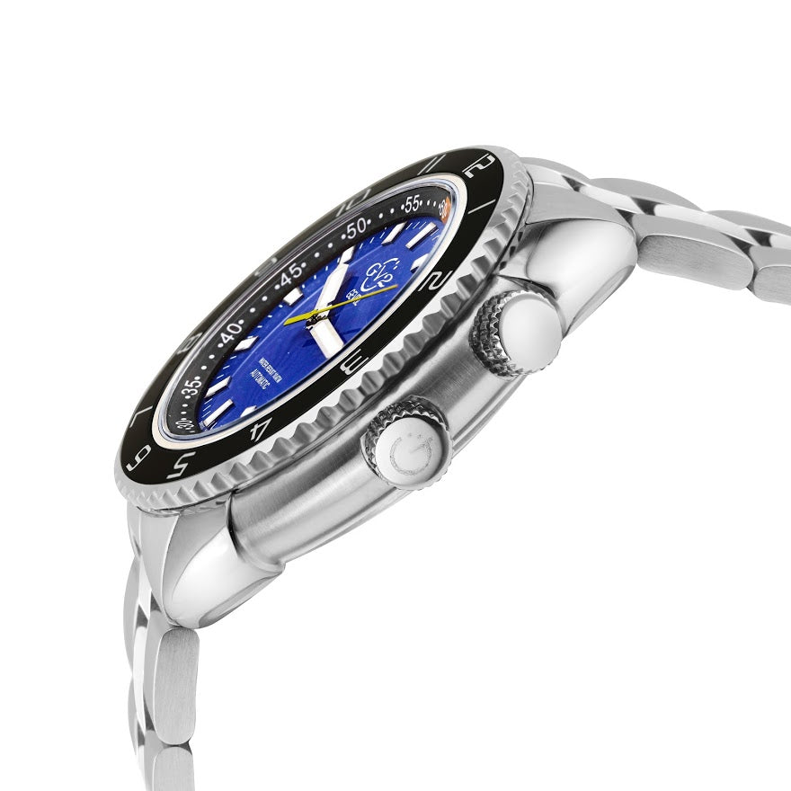 Squalo Swiss Made Automatic Diver watch Ceramic bezel inner rotating ring Blue |