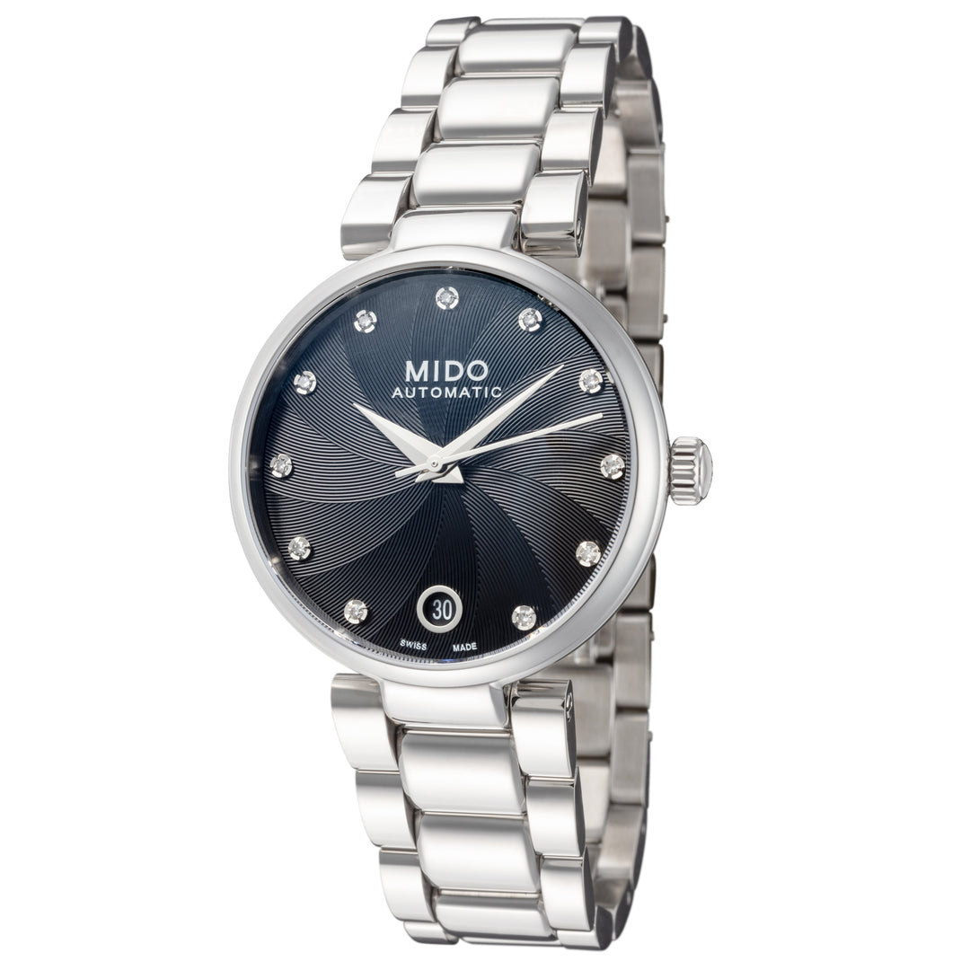 Baroncelli 33mm / Black / Silver | Black Dial