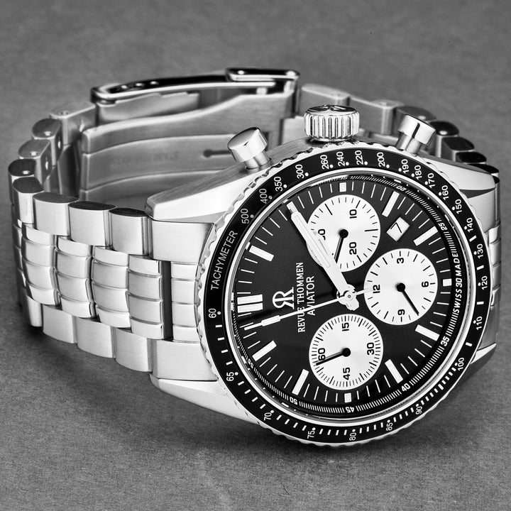 Aviator 17000.6134 / Black | Black Dial