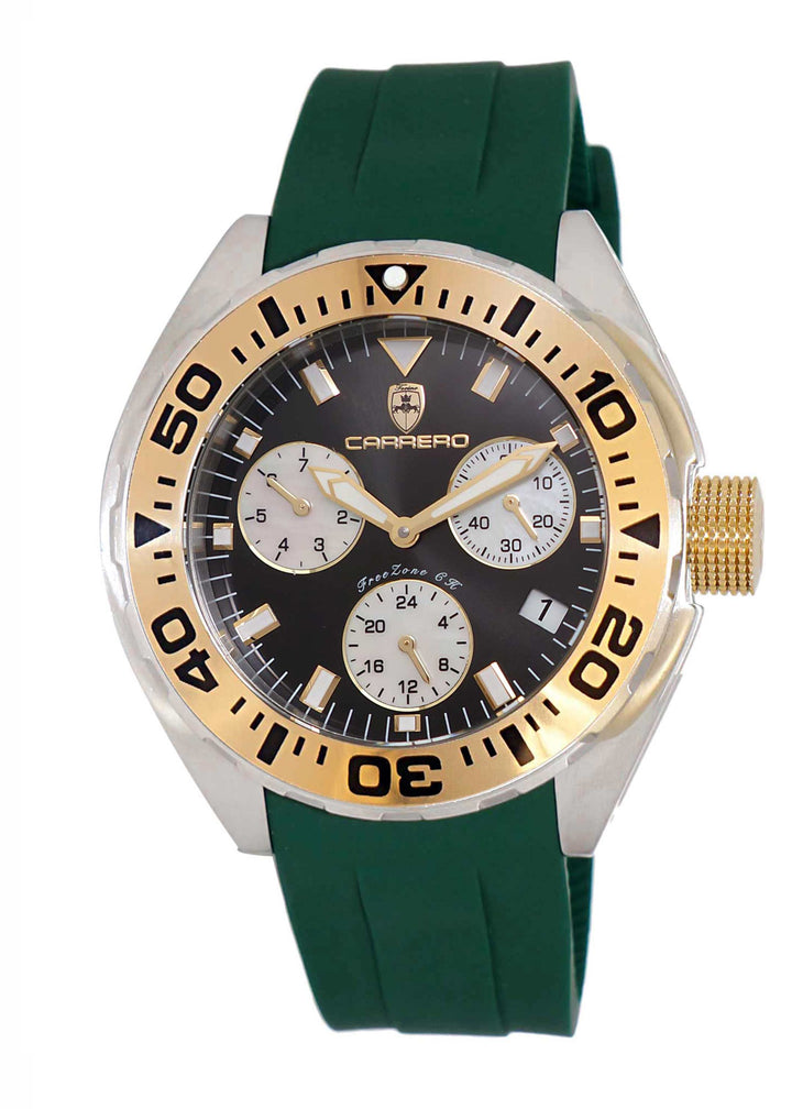 FreeZone-CH Black/Gold tone | Black Dial