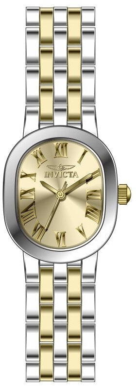 Angel Gold Dial / Two-Tone Silver-Gold Stainless Steel Bracelet Gold Dial