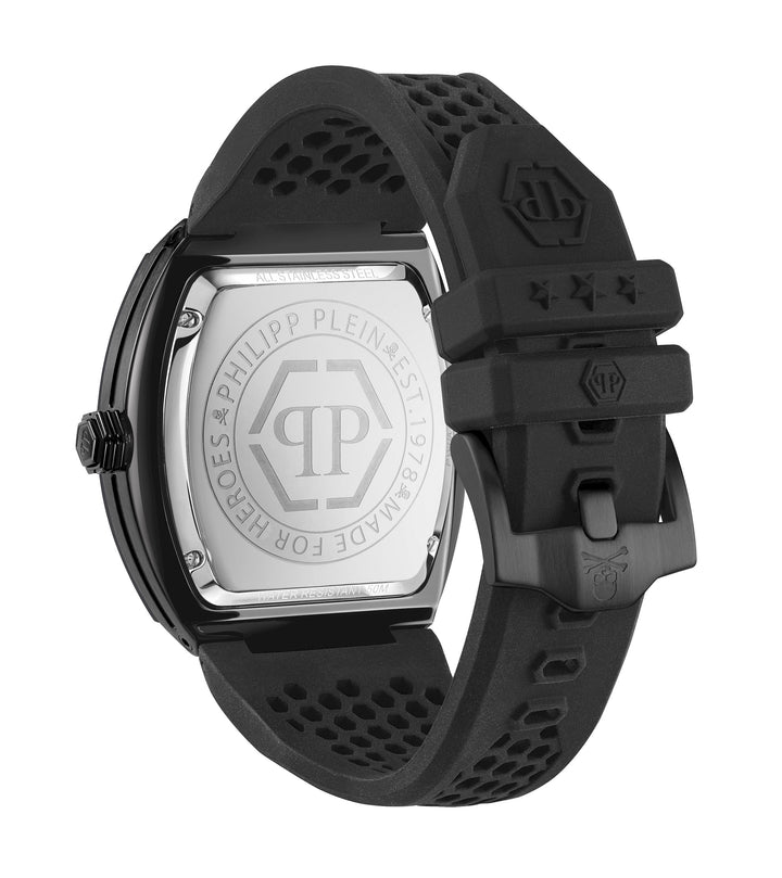 THE HEXAGON PHANTOM 44MM Black / Polyurethane Black Dial