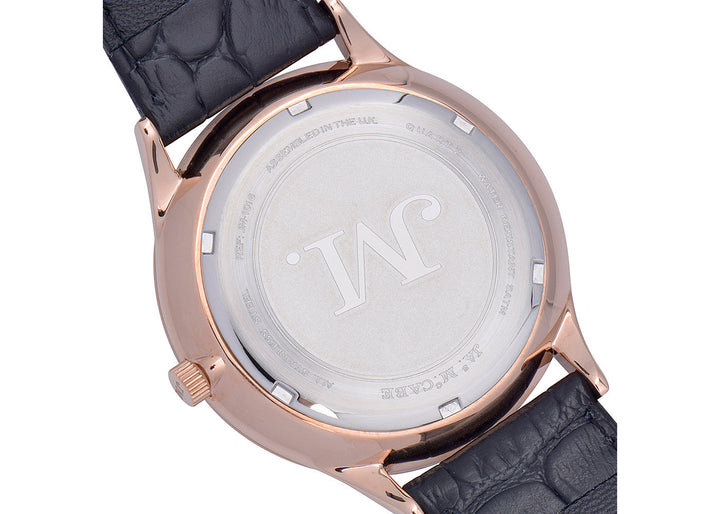 James McCabe London Slim Swiss Quartz Watch White / Leather | White Dial