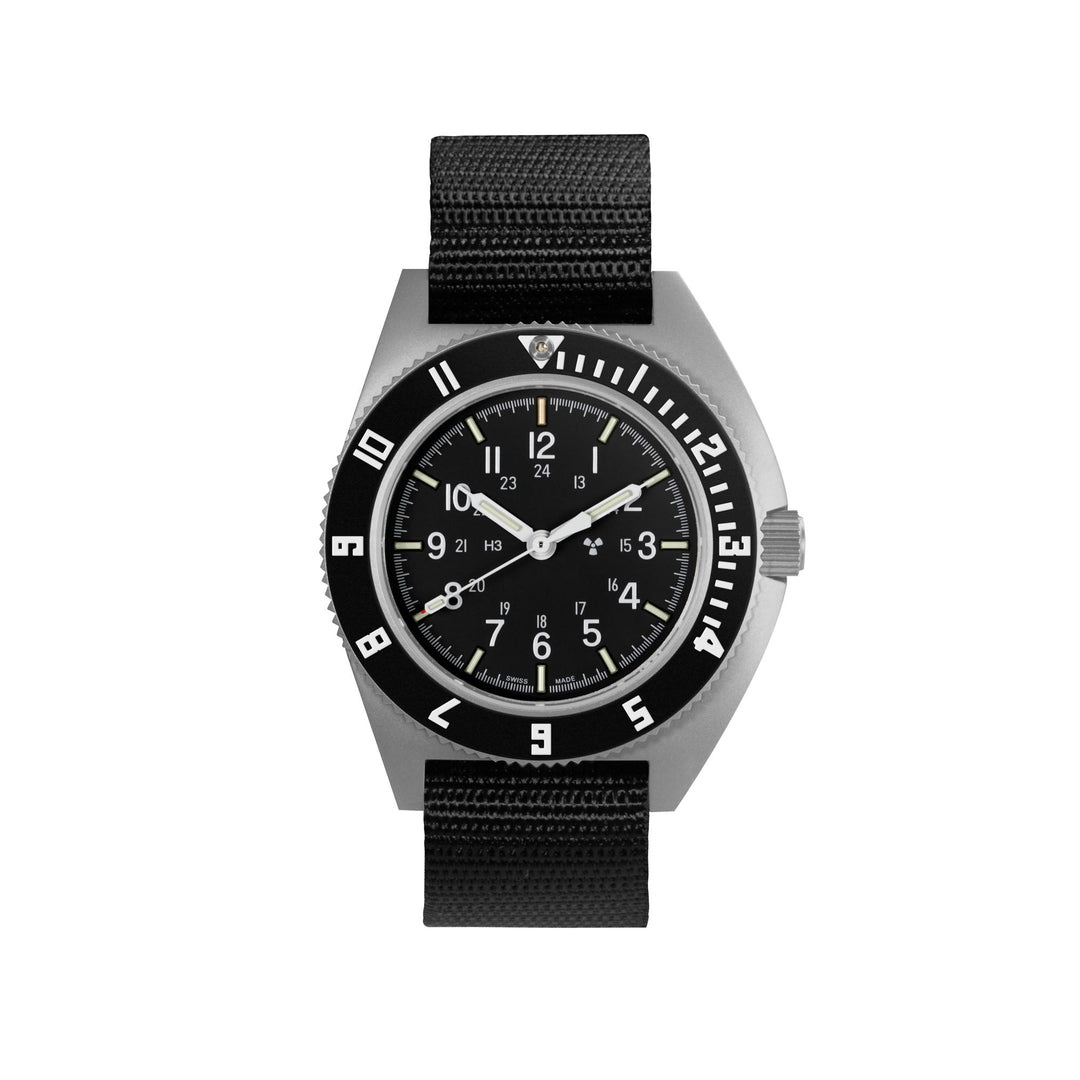 SSNAV Automatic Sterile SSNAV Auto Sterile-Nylon Extra Long | Black Dial