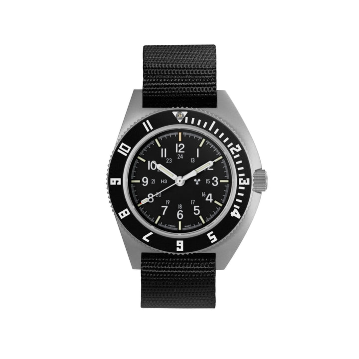 SSNAV Automatic Sterile SSNAV Auto Sterile-Nylon Extra Long | Black Dial