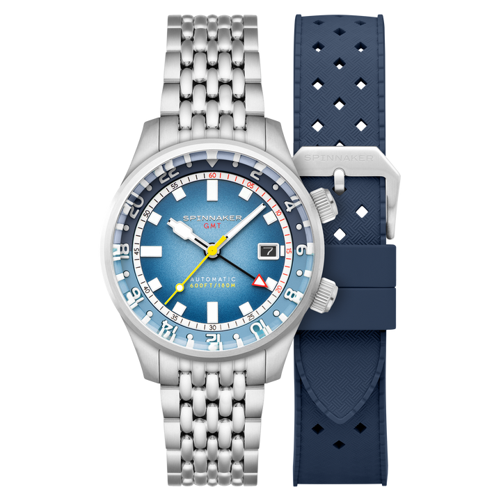 Bradner GMT Automatic Blue/Stainless Steel Blue Dial