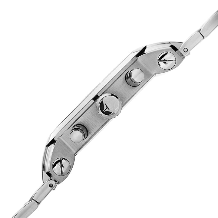 AK622SS-Casual Silver/Stainless Steel | White Dial