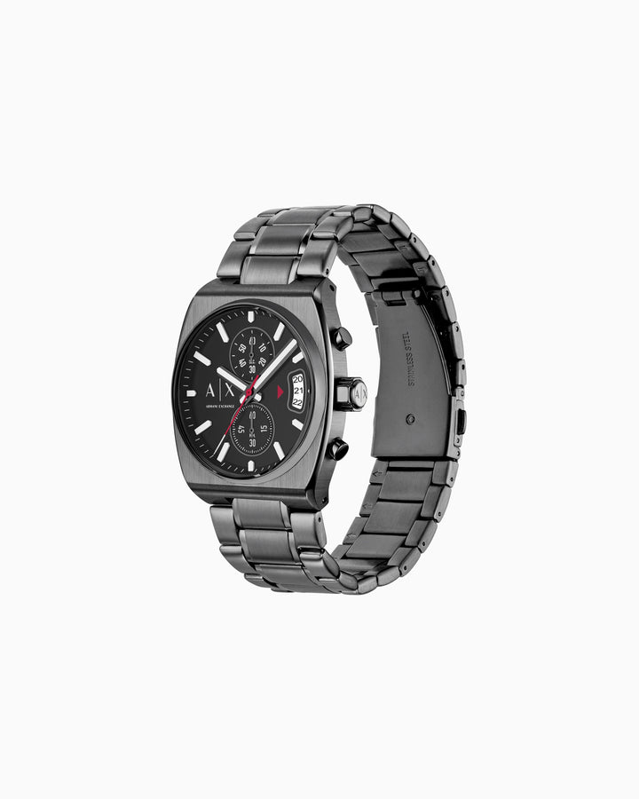 Oliver Black dial / Black Stainless Steel Bracelet Black Dial