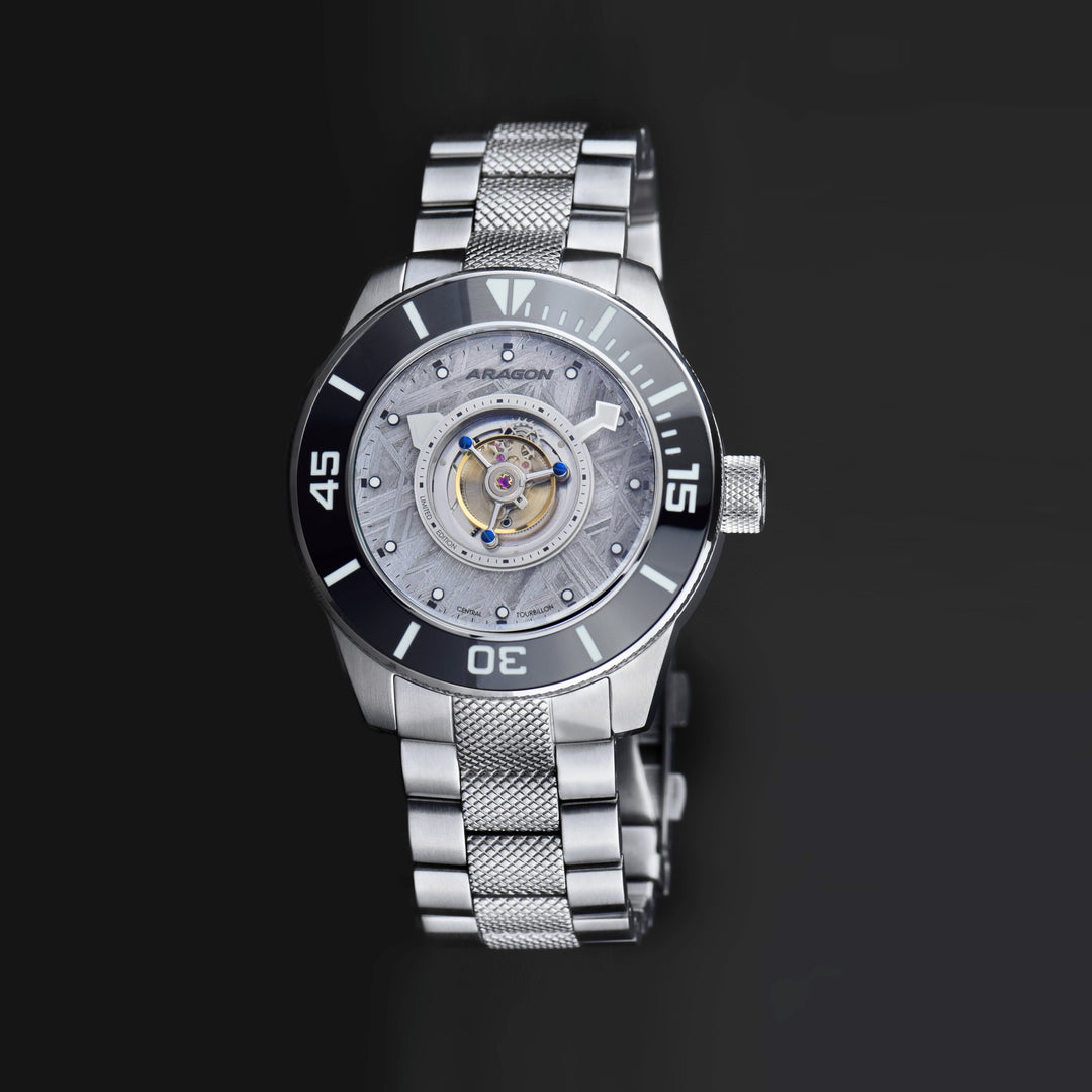 Divemaster Central Tourbillon Automatic 45mm - Meteorite dial