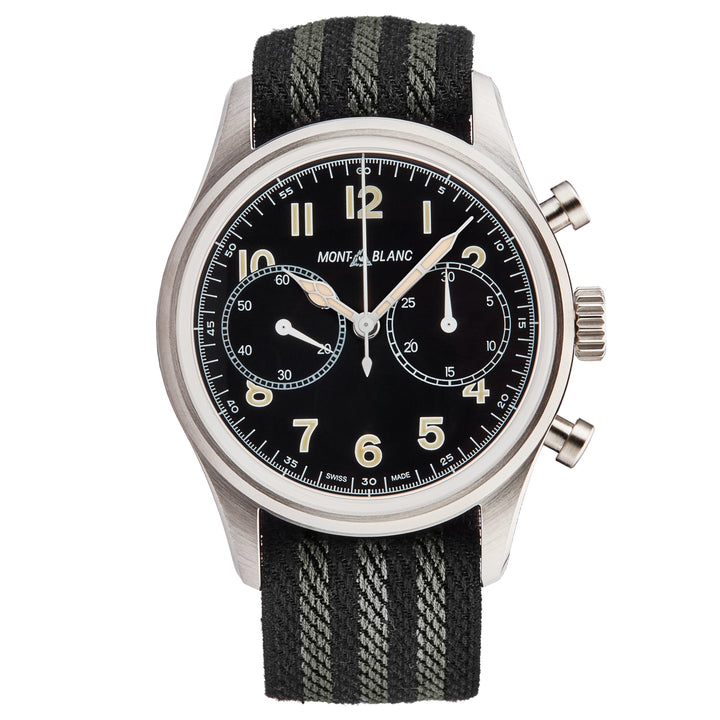1858 Automtc 117835 / Black | Black Dial