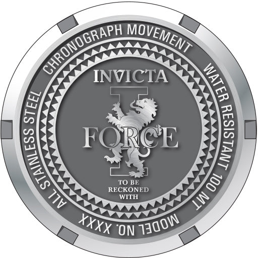 I-Force Chronograph Black Dial / Black Leather Strap Black Dial