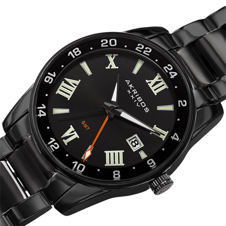 Date Watch Black/Stainless Steel | Black Dial
