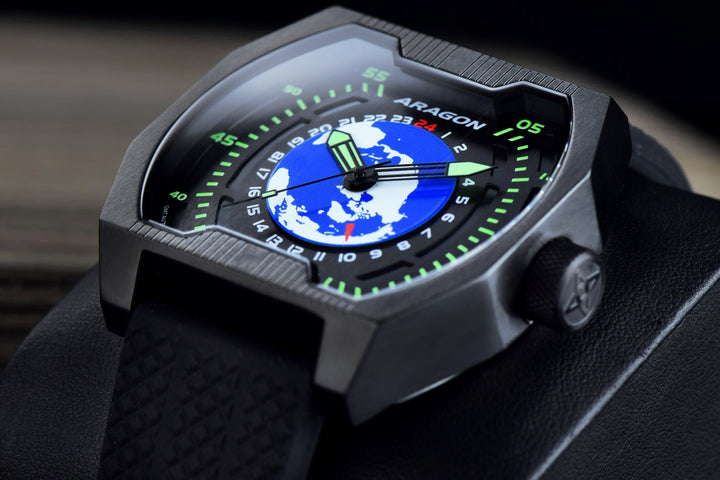 Concept S GMT NH34 Automatic Black Dial | Black Dial Dial