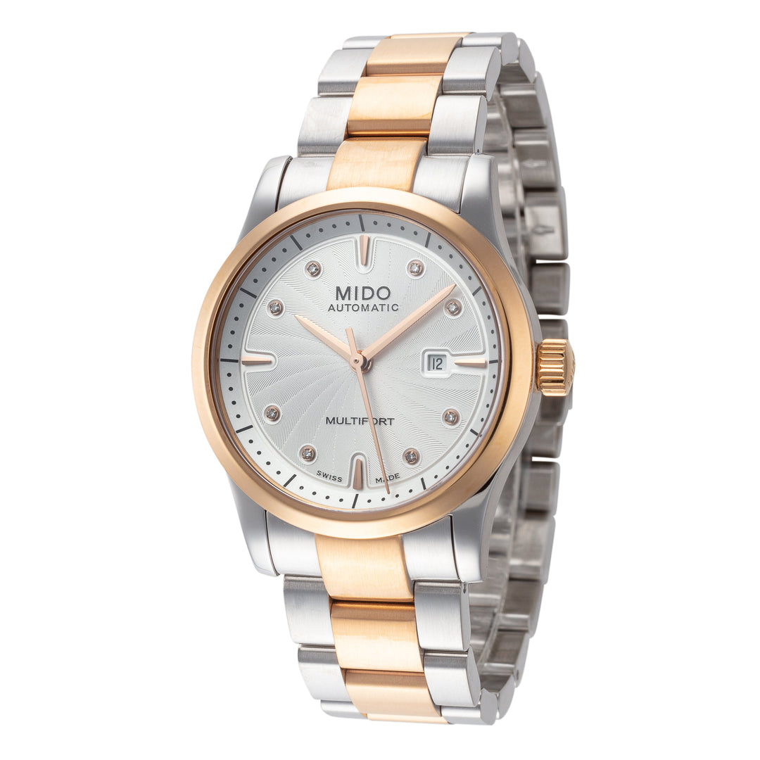 Multifort 31mm / White / Silver and Rose Gold | White Dial