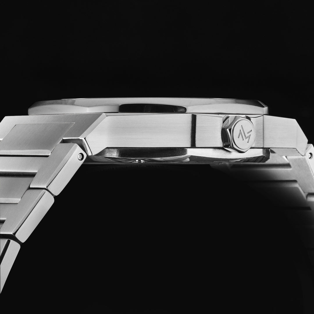 Open mind MAN-RO-01-SM / Black / Stainless-Steel | Black Dial