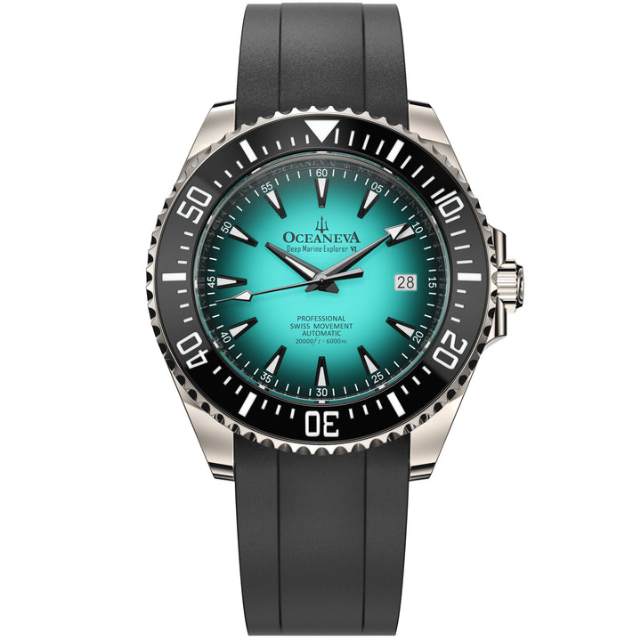 Oceaneva Deep Marine Explorer VI 6000M - Mint Titanium Automatic 6000m/MintBurst