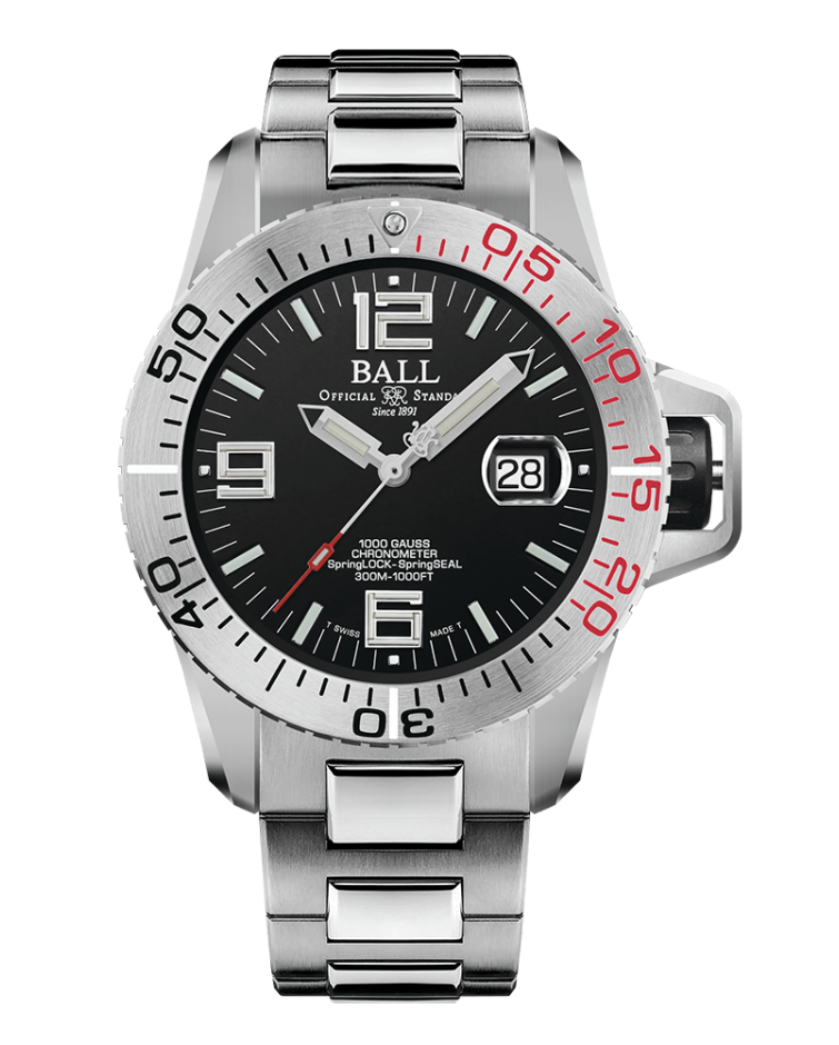 Engineer Hydrocarbon EOD 42Mm Black Black Dial