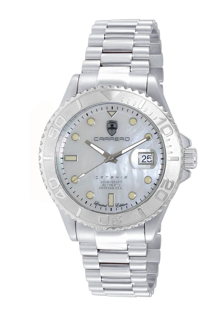 Catania MOP Goldtone-White | White Dial