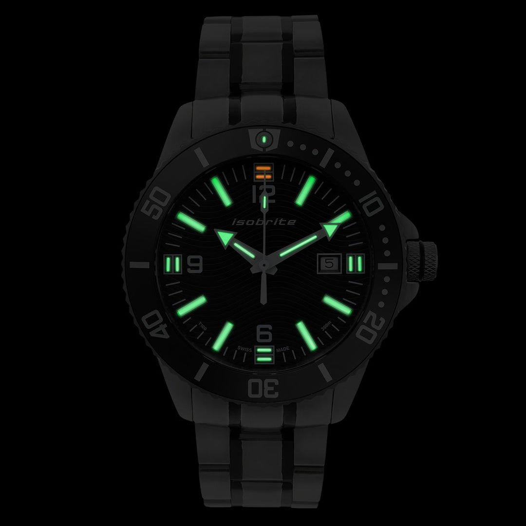 Naval Series T100 Tritium Markers Black Dial