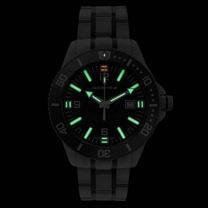 Naval Series T100 Tritium Markers Black Dial