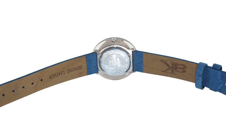 TOULON BLACK-SILVER / BLUE | Silver tone Dial
