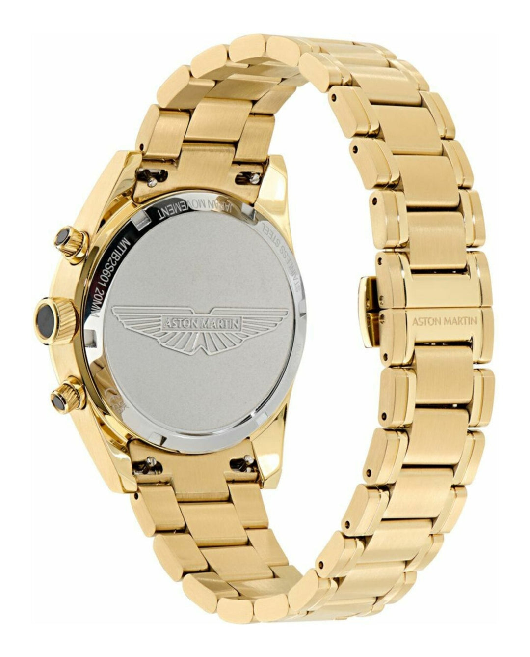 BST Gold IP/Black Silicone Box Set Black Dial