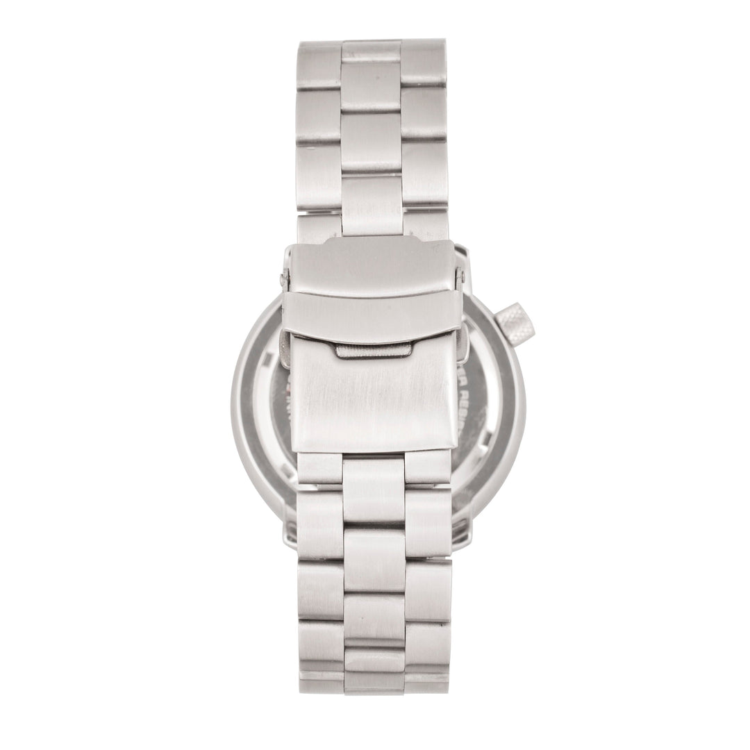 M74 Series Stainless Steel Band Watch Silver / Orange
