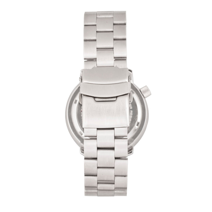 M74 Series Stainless Steel Band Watch Silver / Orange