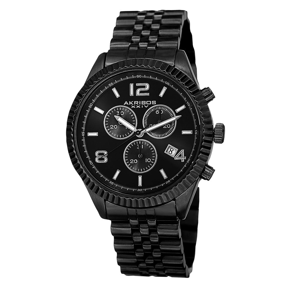 AK799BK-Casual Black/Alloy | Black Dial