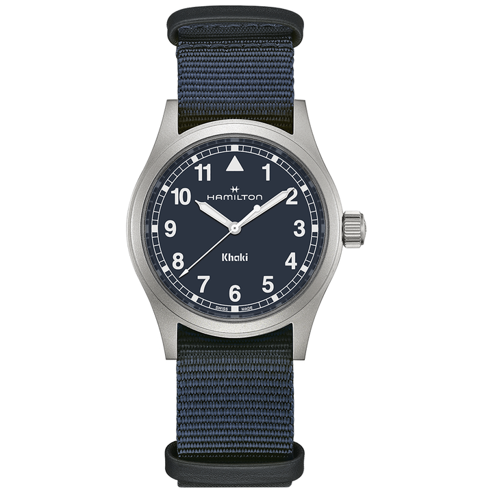 KHAKI FIELD Blue / 38mm Blue Dial