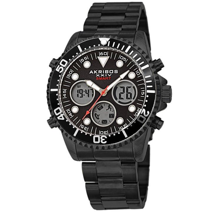 AK1094BK-Sport Black/Stainless Steel | Black Dial