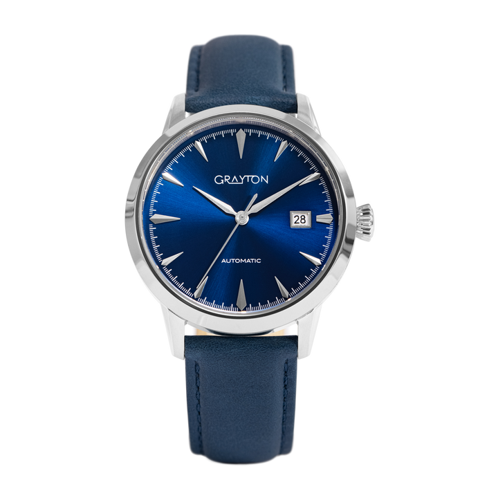 Classic Blue / Leather Blue Dial