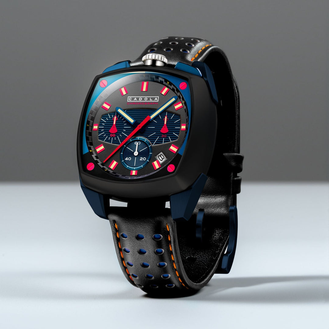 Taurus Chronograph Grey / Genuine Leather | Grey Dial