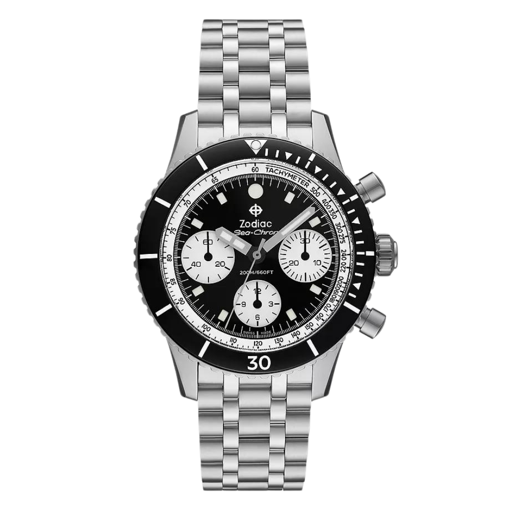 Sea-Chron Automatic black | Black Dial