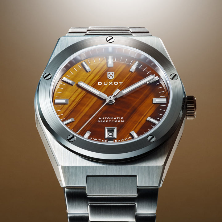 Bastia Automatic Lapidary Limited Edition Brown Dial / Stainless Steel Bracelet 