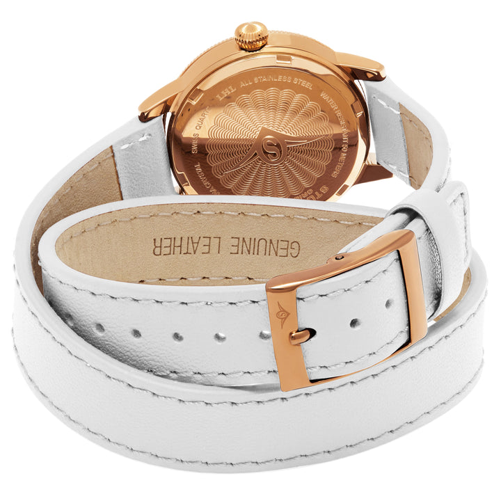 Vogue White/Leather | White Dial
