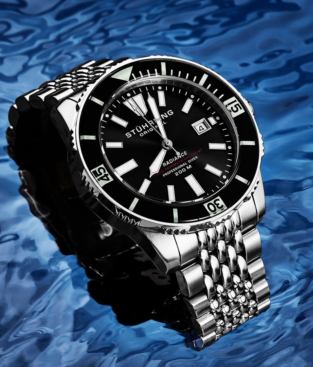 Depthmaster-1006.01 Silver/Stainless Steel | Black Dial